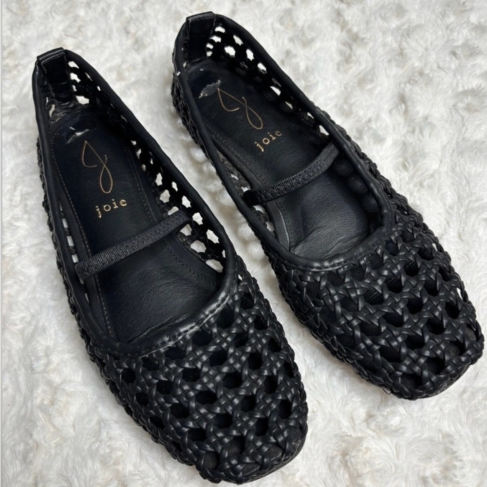 💥PRICE DROP💥 Joie Weavy Black Ballet Flats